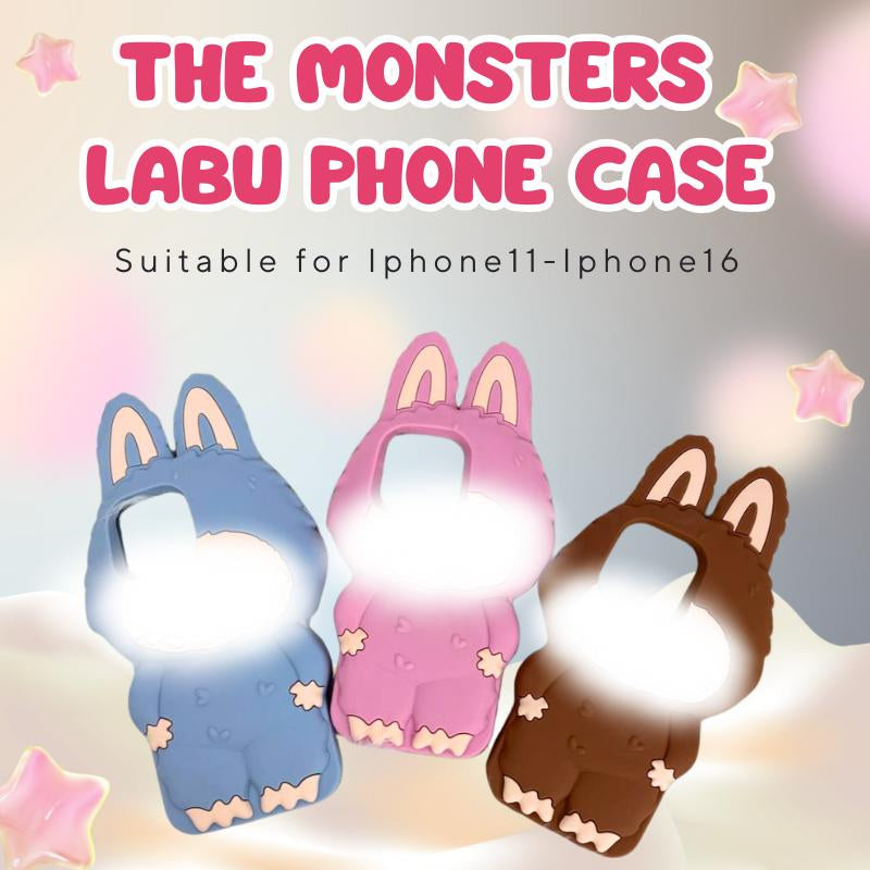 Labu Cute 3D Cartoon Phone Case – TPU Silica Gel, Scratch-Resistant and Shockproof, Compatible with Iphone 11, 12, 13, 14, 15, 16 Series