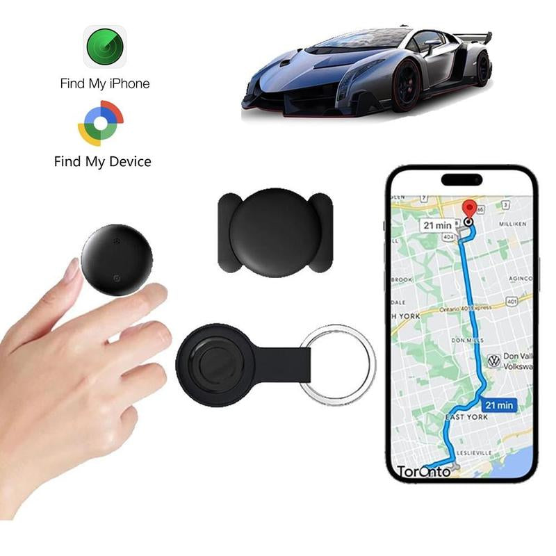 GPS Tracker for Car,Mini Trackers Device with Weatherproof Magnetic Case-No Monthly Fee-Best Hidden GPS Trackers,Anti-Lost Device,Works with Apple Find My