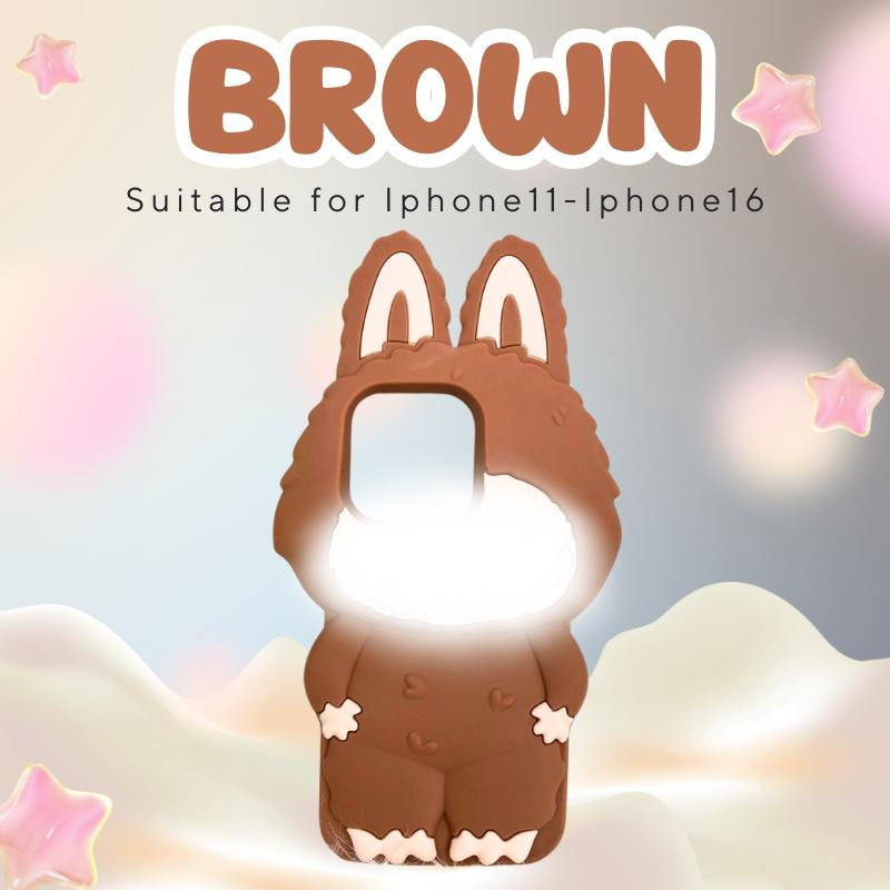 Labu Cute 3D Cartoon Phone Case – TPU Silica Gel, Scratch-Resistant and Shockproof, Compatible with Iphone 11, 12, 13, 14, 15, 16 Series
