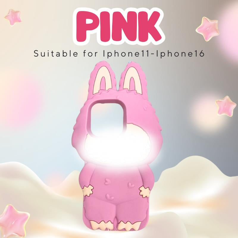 Labu Cute 3D Cartoon Phone Case – TPU Silica Gel, Scratch-Resistant and Shockproof, Compatible with Iphone 11, 12, 13, 14, 15, 16 Series