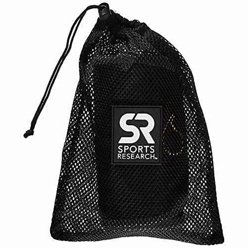 Sweet Sweat Thigh Trimmers for Men & Women by Sports Research | Increases Sweat & Activity to the Thighs during Exercise (Pink Logo, Medium)