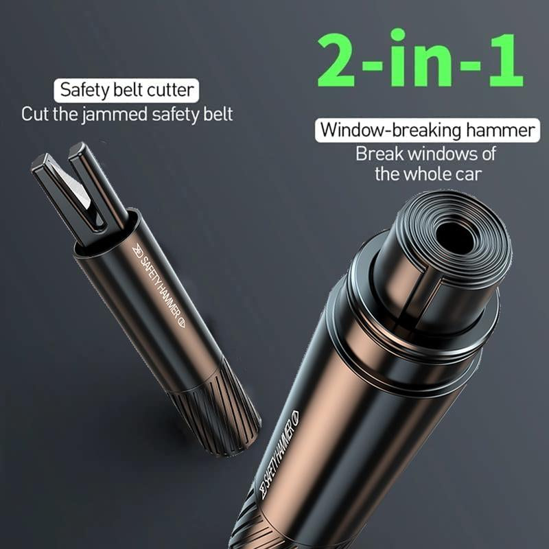 2 in 1 Car Safety Hammer,Glass Breaker under Water,Safe Hammer,Car Hammer Seatbelt Cutter,Window Breaker Emergency Escape Tool,Small and Easy to Use Car Safety Tool.