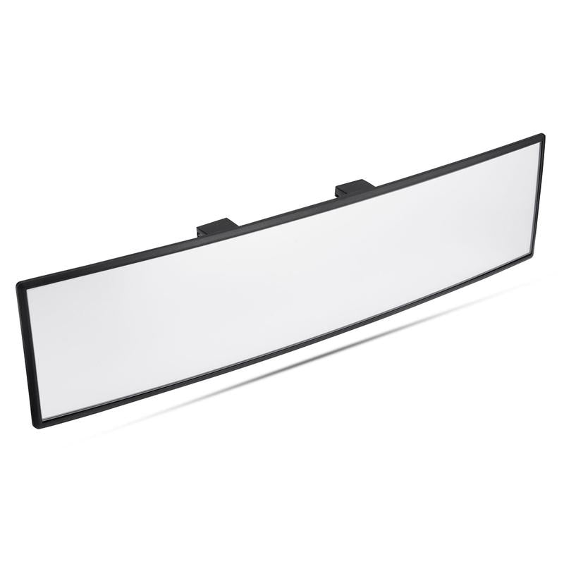 JOYTUTUS Universal 11.81 Inch Panoramic Convex Real View Mirror, Interior Clip-On Wide Angle to Reduce Blind Spot Effectively for Car SUV Trucks Clear Visibility Safety Install Rearview High Definition